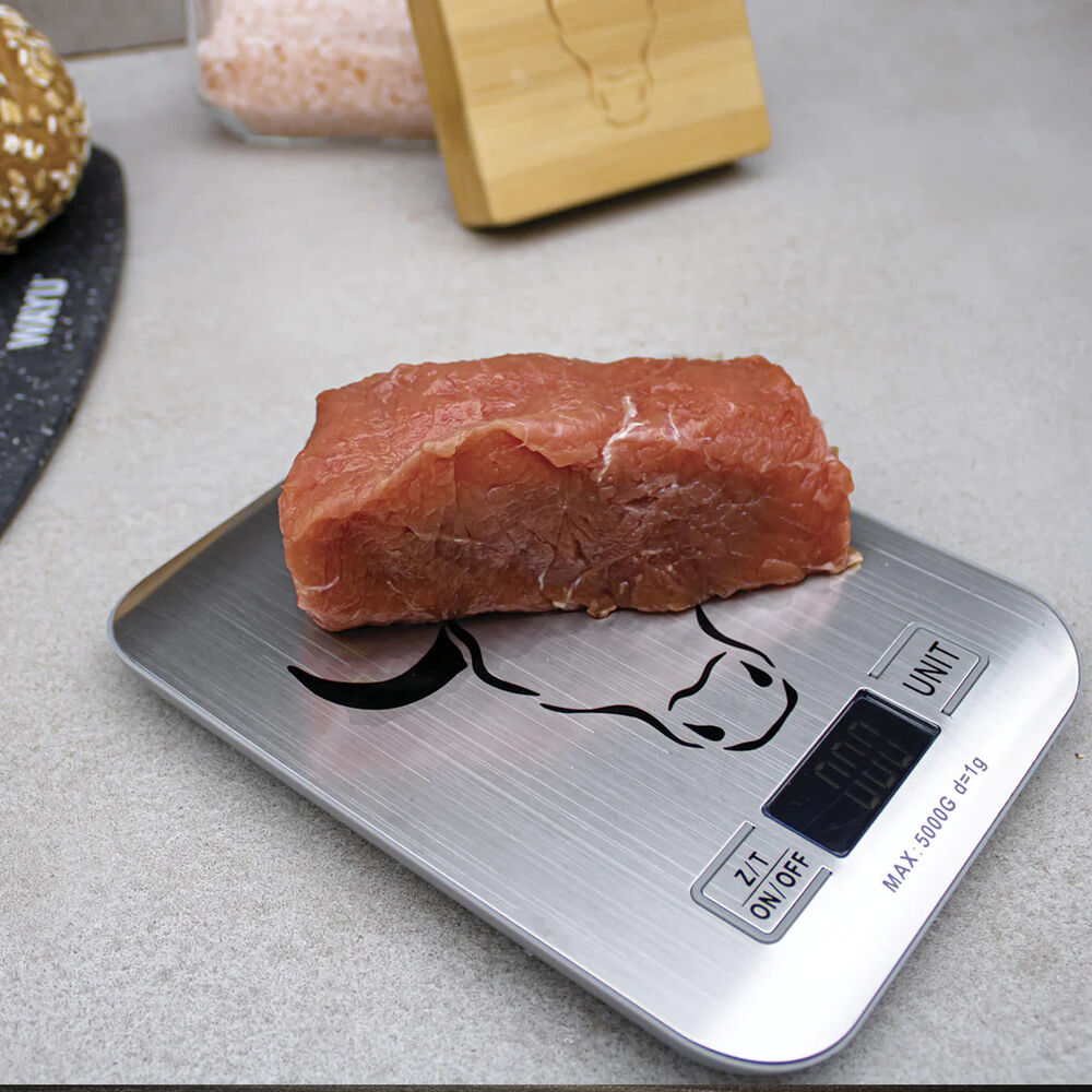 Balanza Pesa Digital 5kg Wayu Metálica Cocina Alimentos image number 3.0