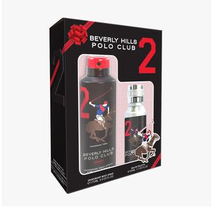 Set De Perfumería Hombre Two Beverly Hills Polo Club / 50 Ml / Eau De Toilette + Desoderante 175 Ml