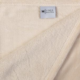 Frazada Flannel Linea Hotel 1.5 Plazas Crudo