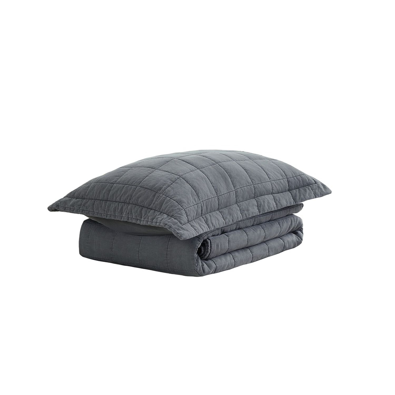 Quilt Andes Stone Wash Gris 1.5 Plazas image number 1.0