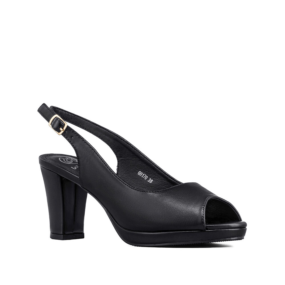 Zapato Elegante Talón Libre Peep Toe Mujer Weide Gh170 image number 0.0