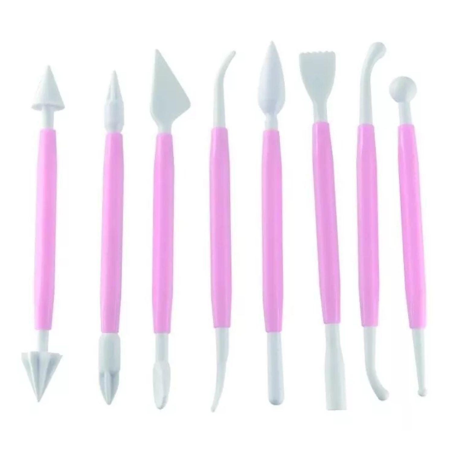 Set 8 Pcs De Estecas Para Moldear De Fondant Reposter&iacute;a image number 0.0