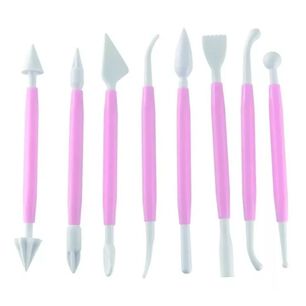 Set 8 Pcs De Estecas Para Moldear De Fondant Reposter&iacute;a