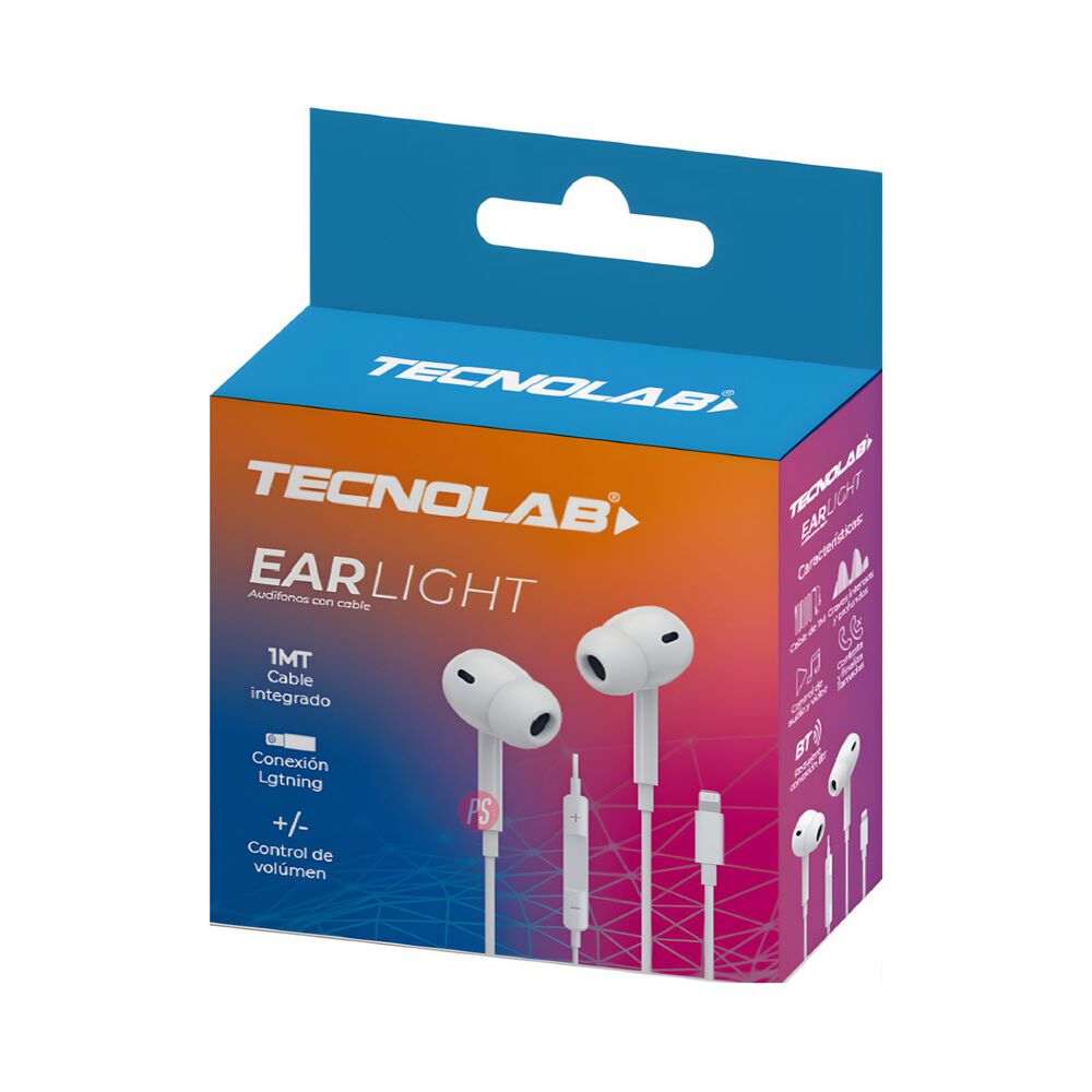 Audifonos Compatible Conector Lightning Iphone Blanco - Ps image number 2.0