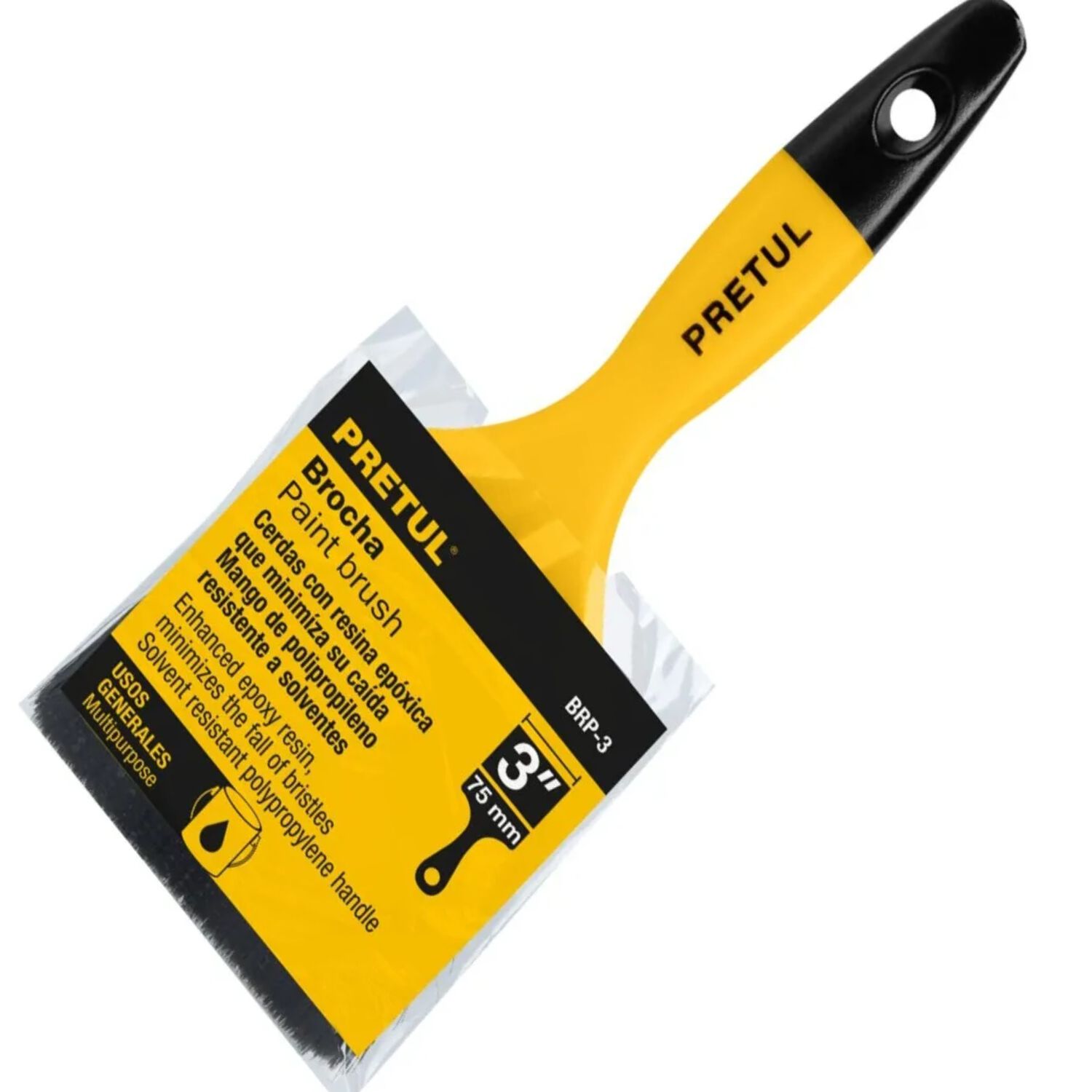 Brocha Para Pintar Ultraresistente 3(7cm) Pretul (truper) image number 3.0