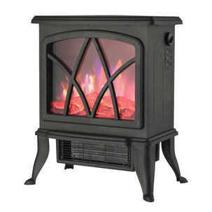 Chimenea El&eacute;ctrica Vintage Regulable Efecto Llama Real 3d