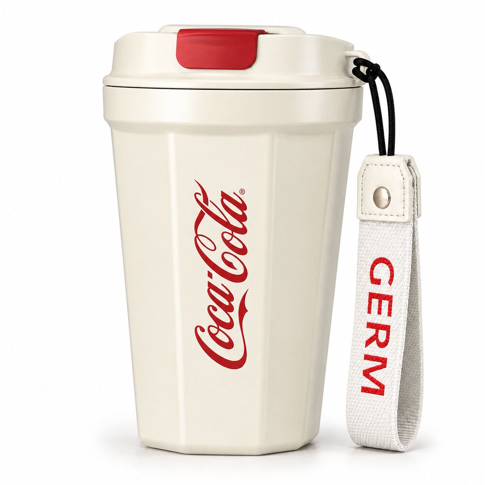 Vaso Termico Mug Germ Coca-cola Acero Inoxidable 390ml White image number 0.0