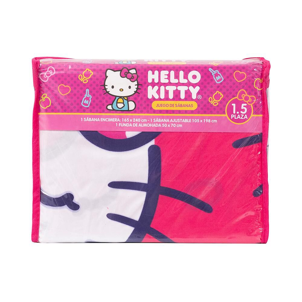 Juego De S&aacute;banas Disney Hello Kitty Sparkle-p / 1.5 Plazas image number 2.0