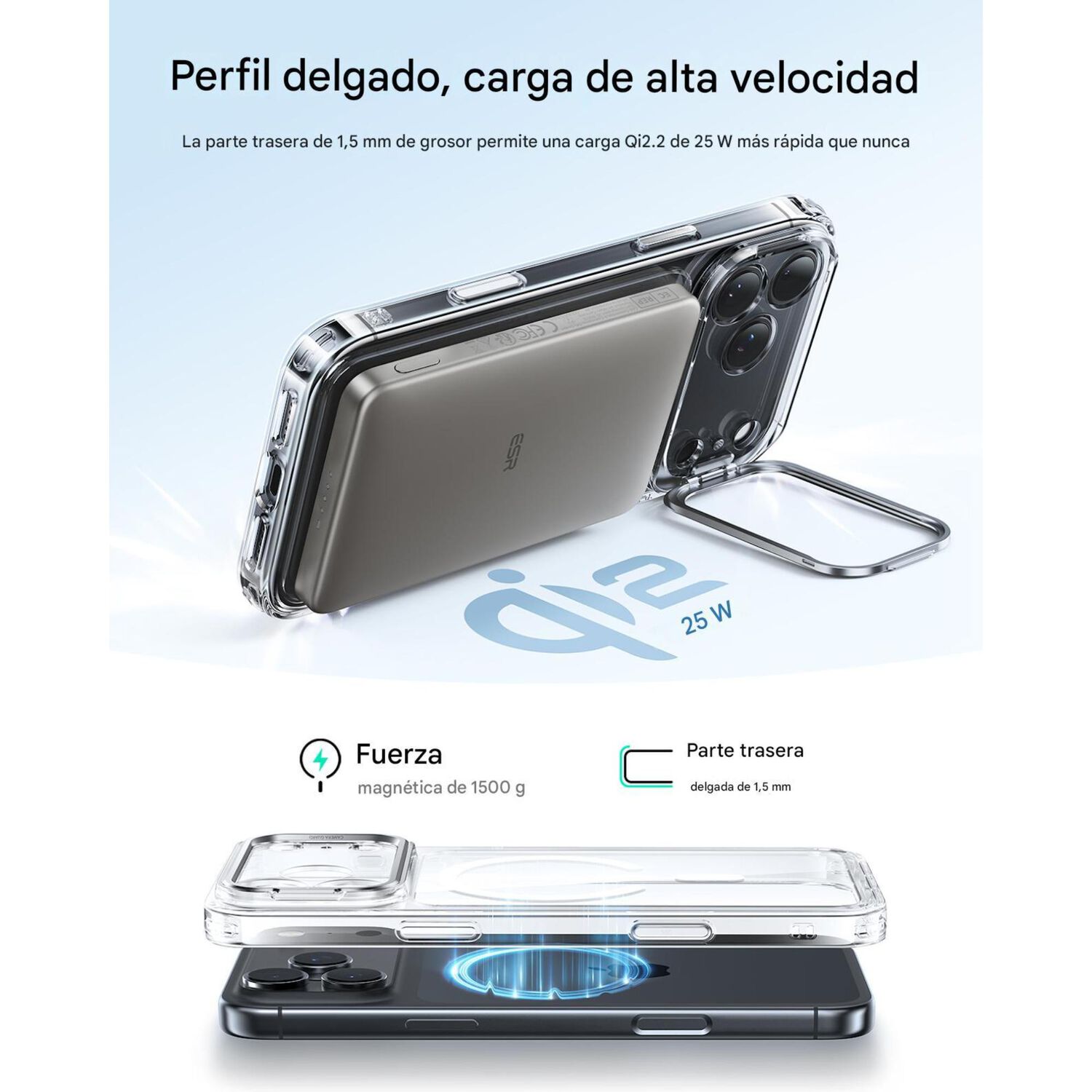 Para Iphone 17 Pro Max - Carcasa Magsafe Con Soporte image number 5.0