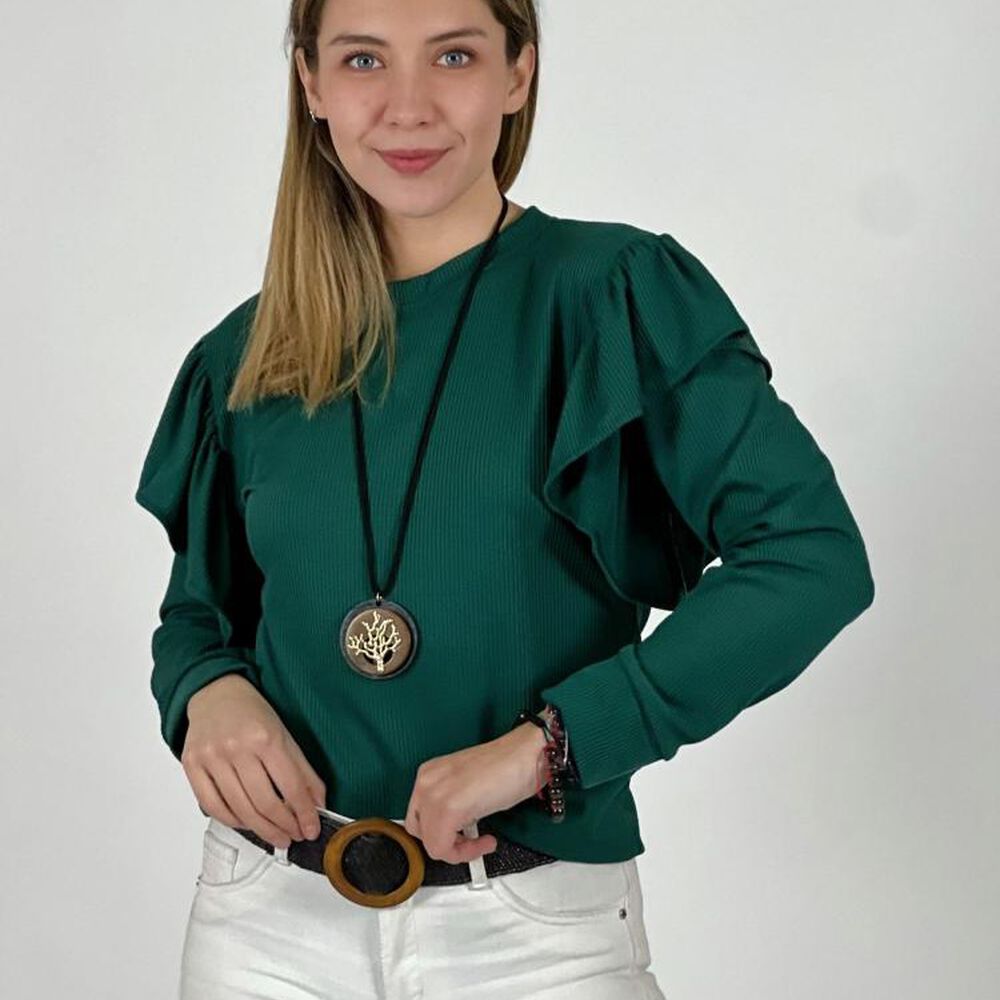 Polera Monserrat Faroleo En Hombros image number 3.0