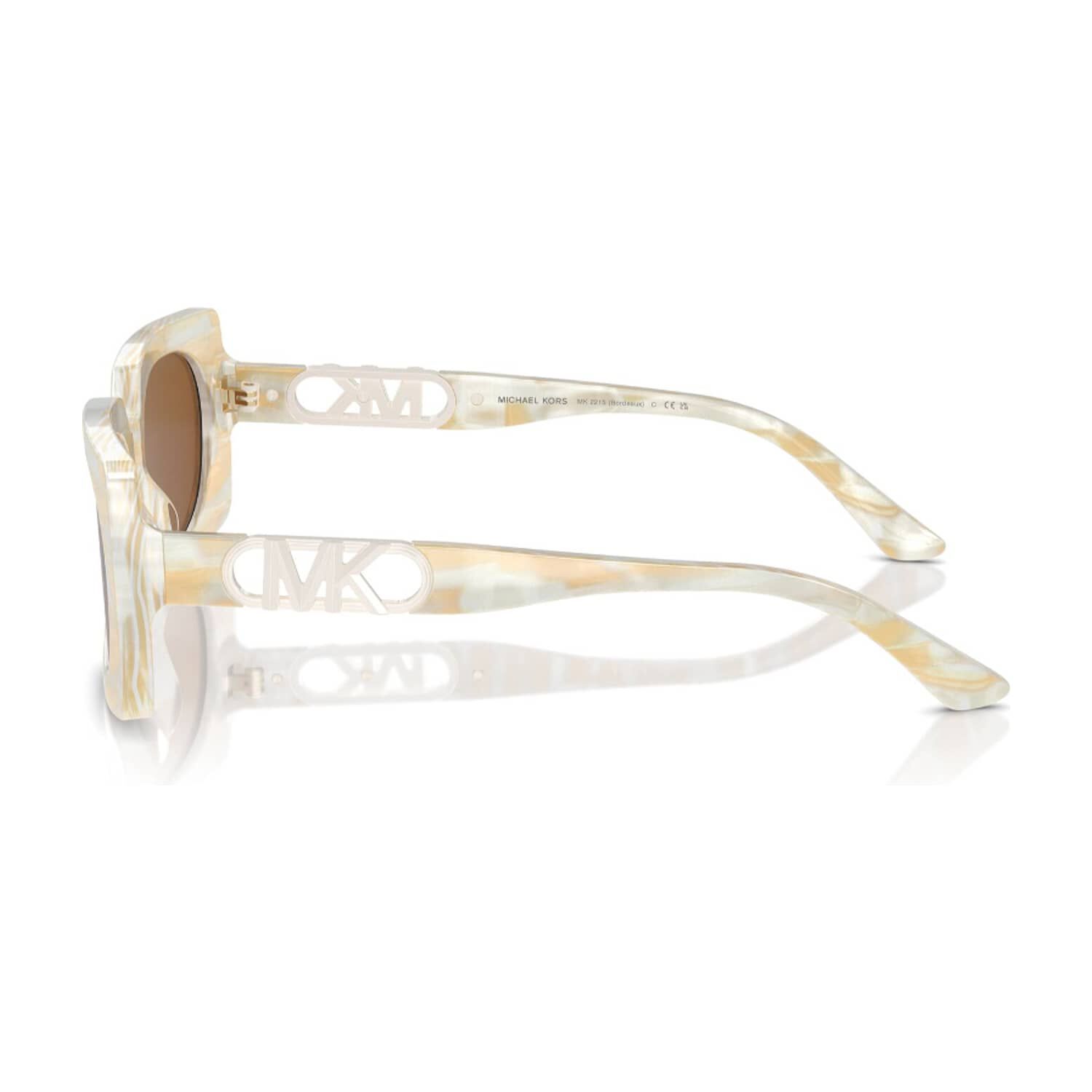 Lentes De Sol Bordeaux Beige Rayado Michael Kors image number 2.0