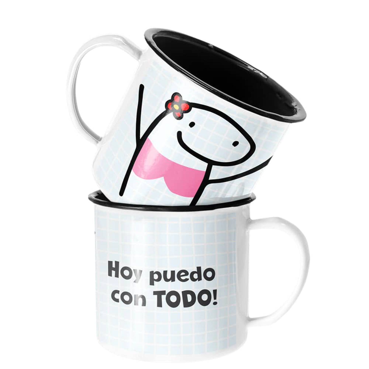 Taza Enlozada Lechera Hoy Puedo Con Todo Regalo image number 0.0