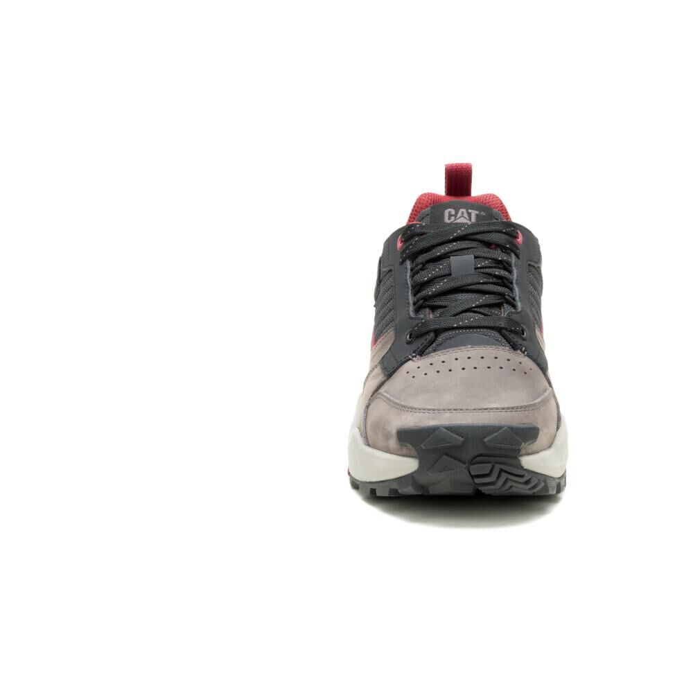 Zapatilla Urbana Hombre Cat Grapple Leather Gris image number 4.0