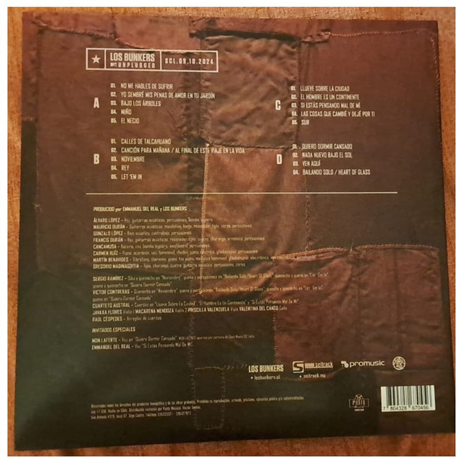 Los Bunkers - Unplugged (2lp) | Vinilo image number 1.0