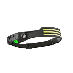 Luz Linterna Cintillo Cabeza 3 Tiras Led Sensor Recargable Usb Potente
