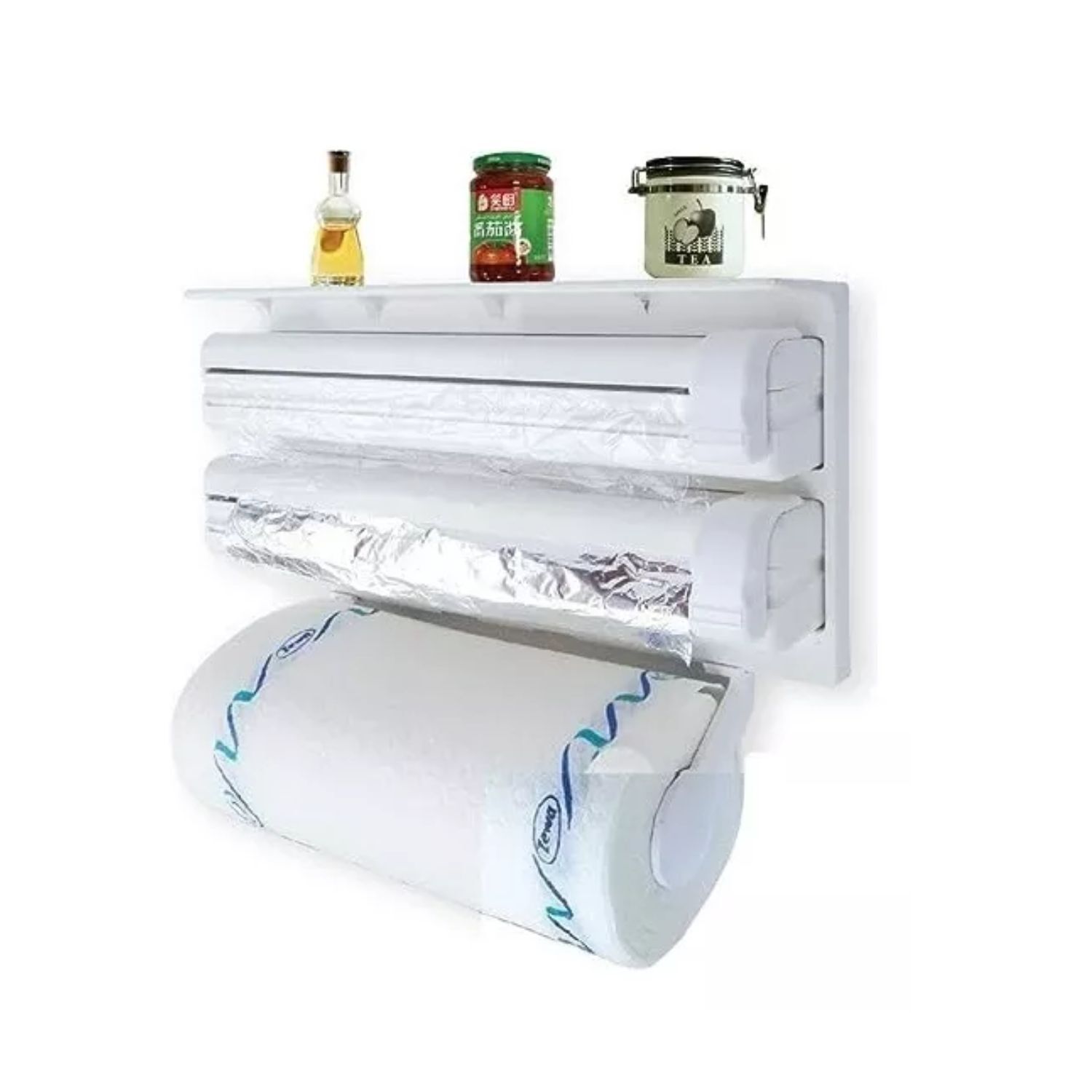 Dispensador De Rollos Triple 38cm Ideal Ahorro Espacio image number 3.0