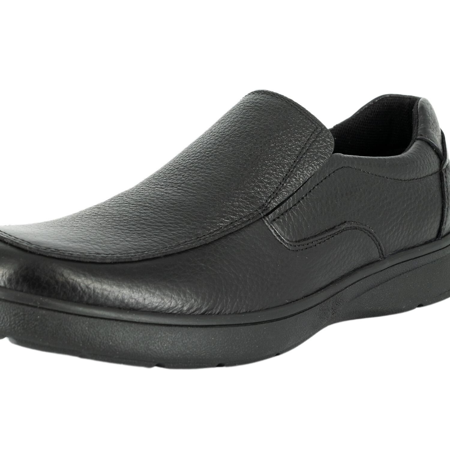 Zapato De Cuero Nardo Negro London Adixt image number 3.0