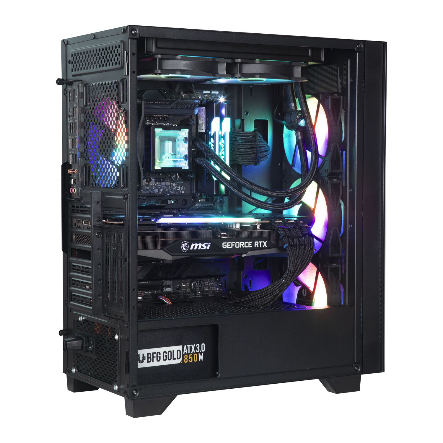 Gabinete Bitfenix/ ​​flow Atx / 4 Ventiladores/ Negro image number 10.0