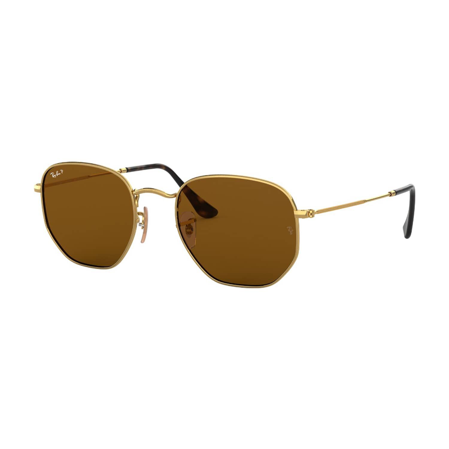 Lentes De Sol Hexagonal Brown Polarizados Ray-ban image number 1.0