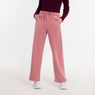 Pantalón De Buzo Lavado Tiro Medio Regular Mujer Rolly Go Pantalón De Buzo Lavado Tiro Medio Regular Mujer Rolly Go