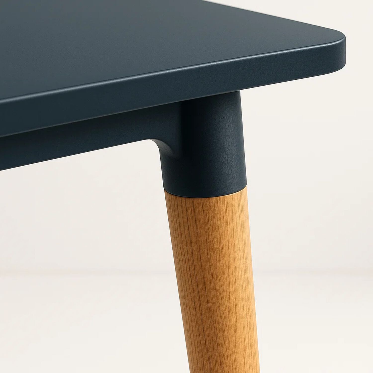 Mesa De Comedor 120x80 Rectangular - Negra image number 5.0