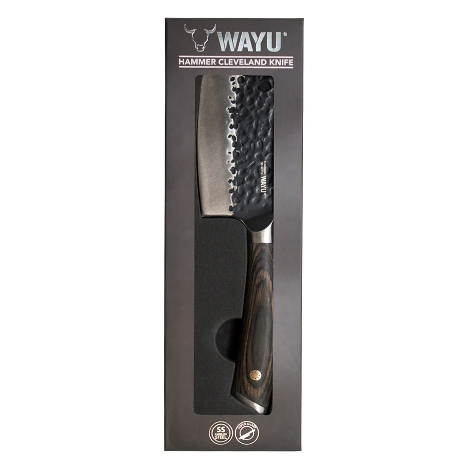 Cuchillo Cleveland Wayu 20cm Hammer Madera Pakka image number 2.0