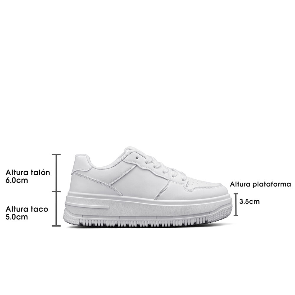 Zapatilla Urbana Plataforma Confort Mujer Weide Sl66 image number 4.0