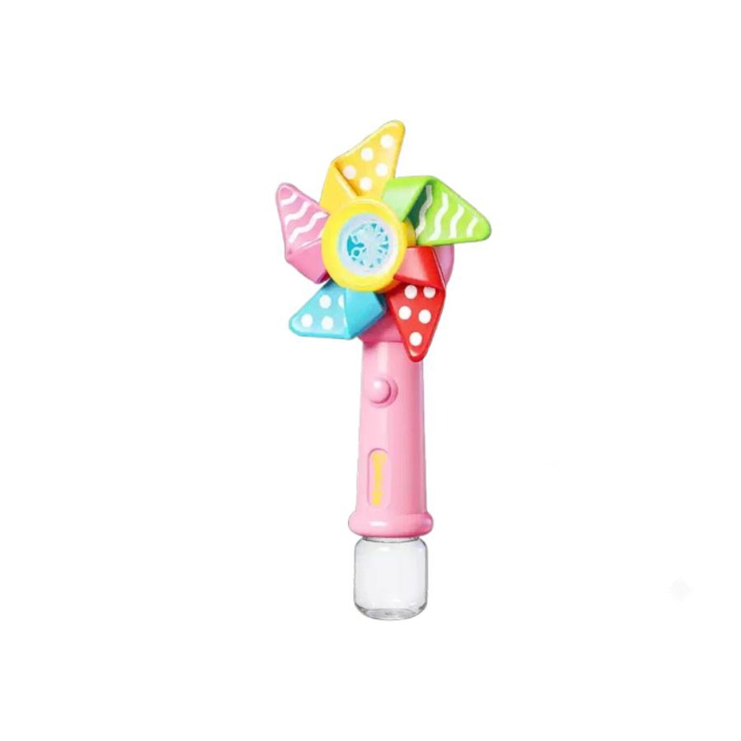Varita Molinillo Burbujas El&eacute;ctrica Luz Multicolor Juguete Exterior Rosa image number 2.0