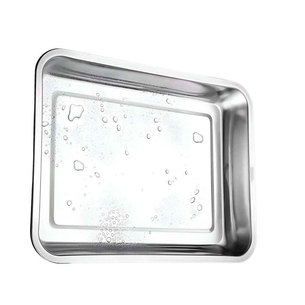 Bandeja Multiuso Rectangular De Acero Para Horno 32x22 Cm image number 0.0