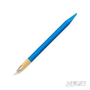 Cuchillo Olfa Ak-5 Tipo Lápiz Ángulo 30°+ 5 Repuesto Azul