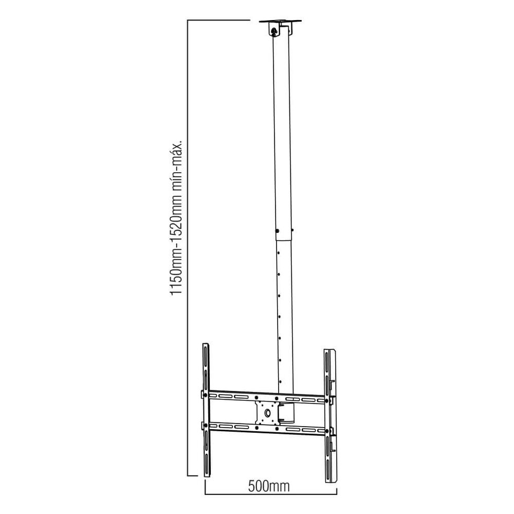Soporte De Techo 10" A 70" - 360 - Inclinable Sbrp1650 - Brasforma image number 2.0