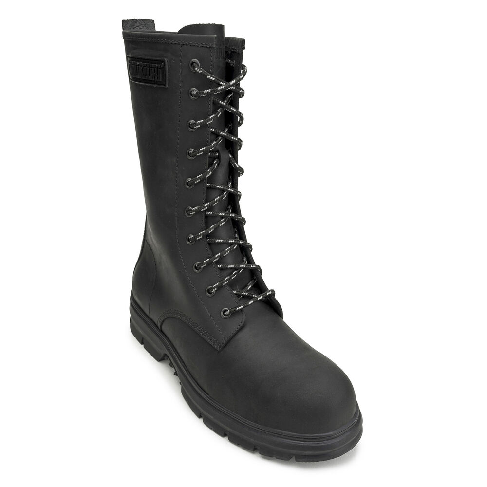 Bota Larga Cuero Pugna Negra Landazuri image number 2.0