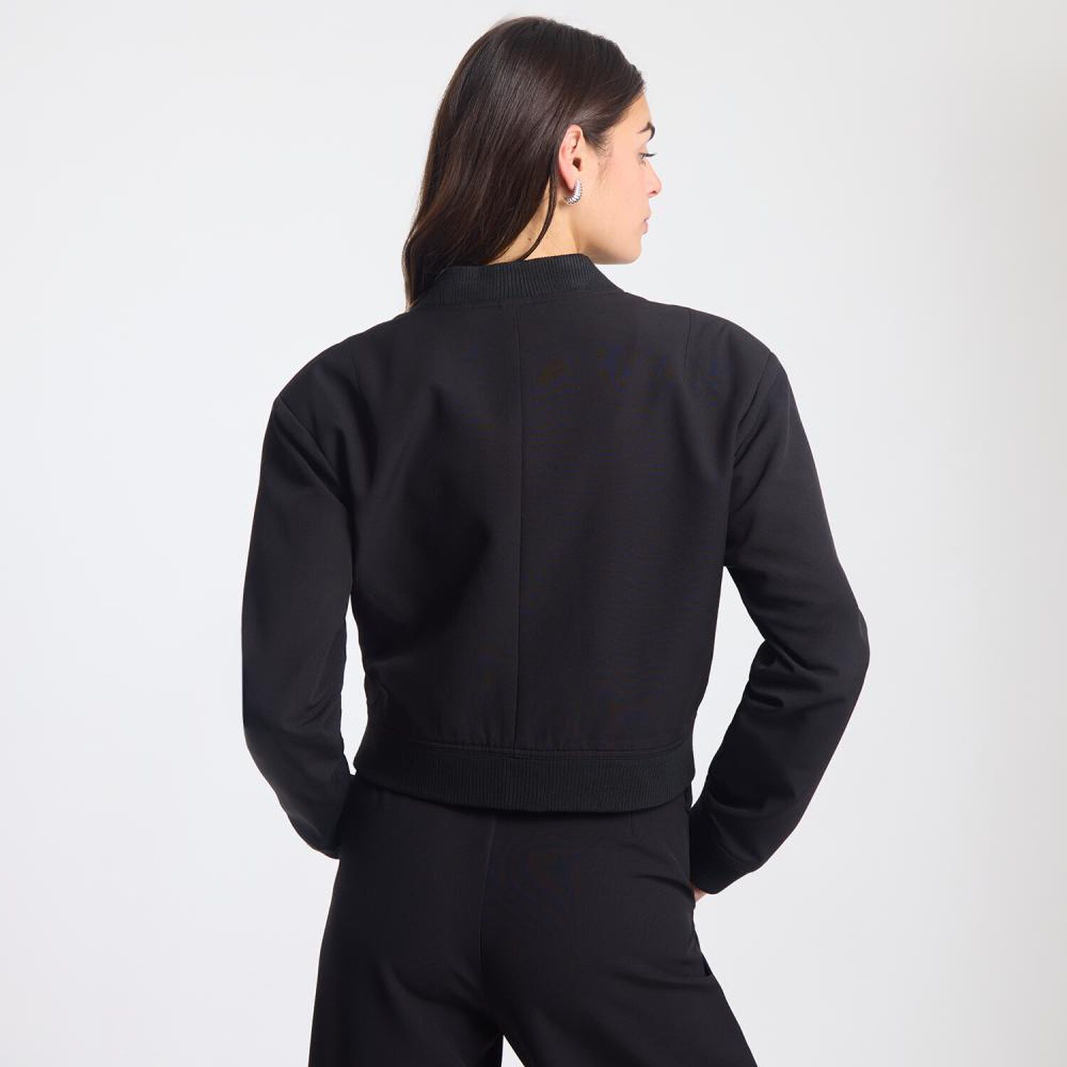 Chaqueta Bomber Cuello Mao Mujer Rolly Go image number 3.0