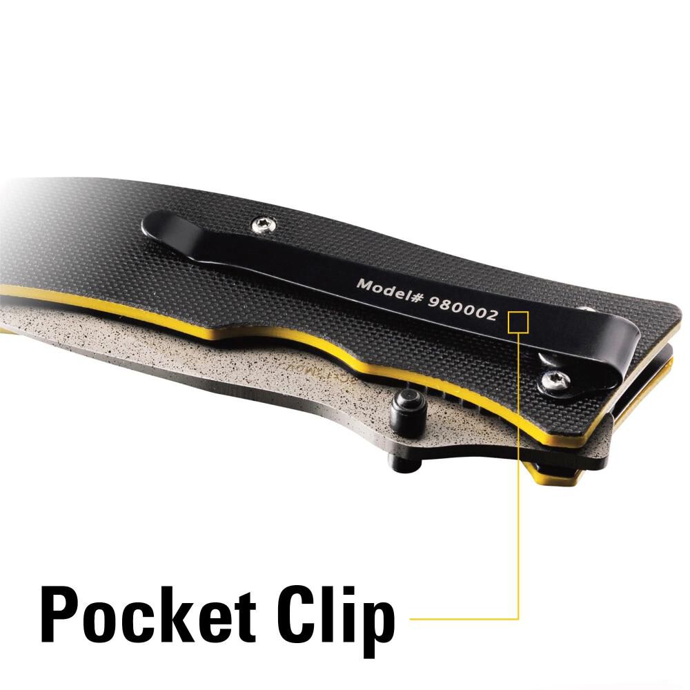 Cuchillo Navaja Plegable Cat 980002 Punta Curva image number 4.0