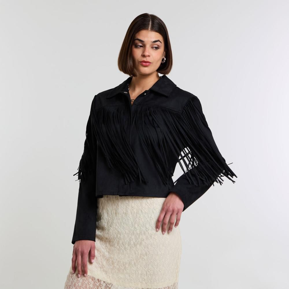 Chaqueta Western Con Flecos Mujer Rolly Go image number 0.0