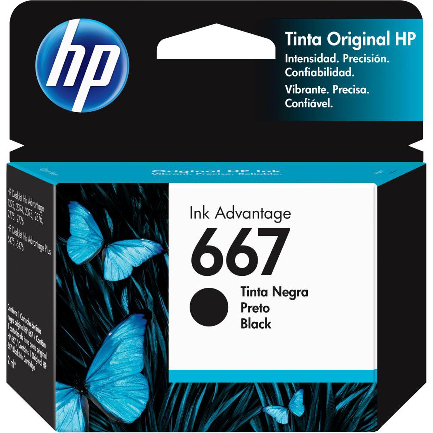 Tinta HP 667 Negro Advantage image number 0.0