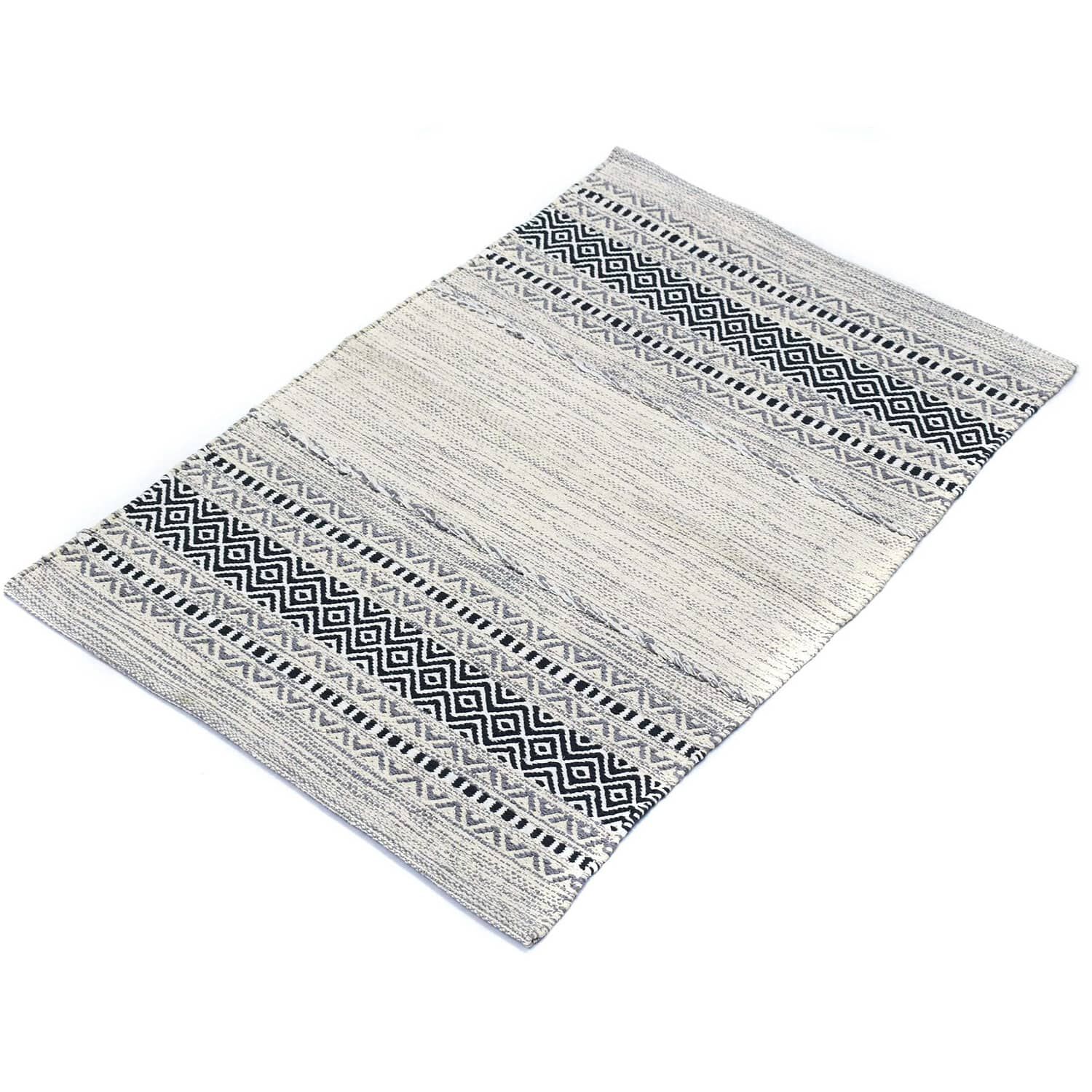 Alfombra Kilim Mediana Gris Claro image number 0.0