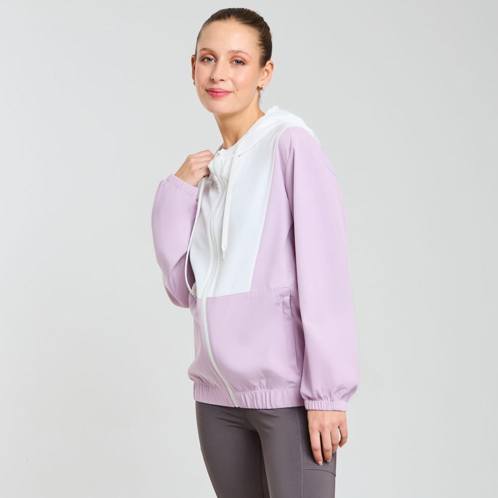 Chaqueta Deportiva Cuello Alto Con Capucha Mujer Wetland image number 2.0