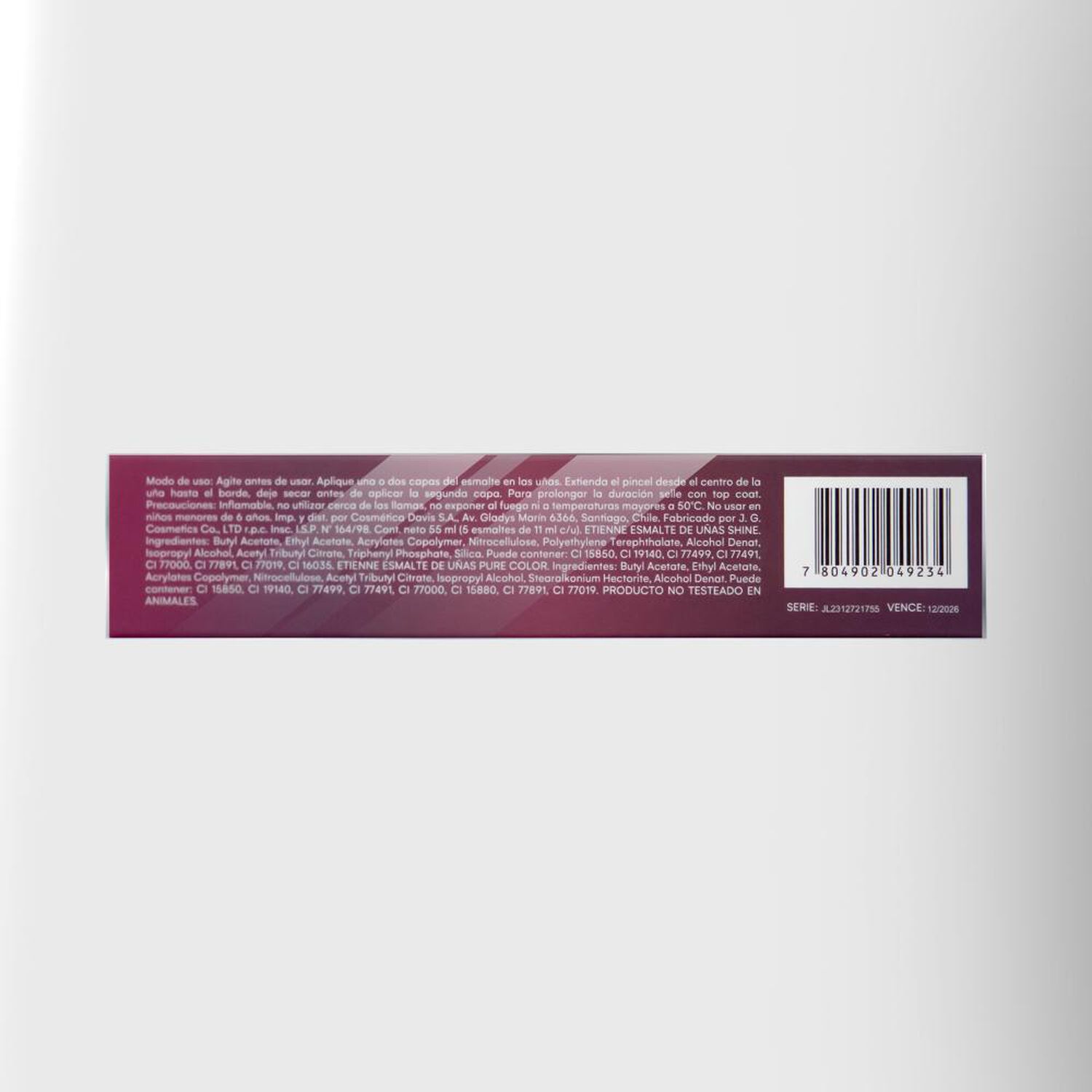 Set De Esmaltes Pink & Red Etienne image number 4.0