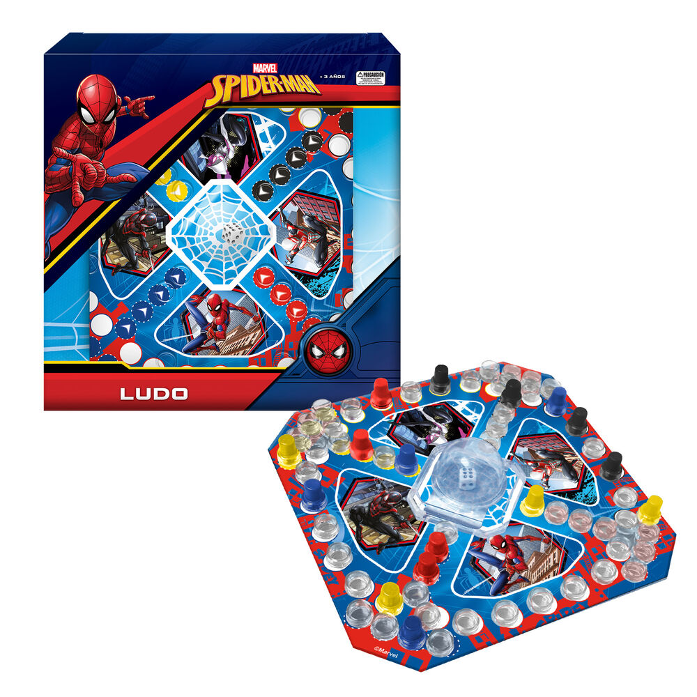 Juego De Ludo Spiderman Marvel Pronobel image number 2.0