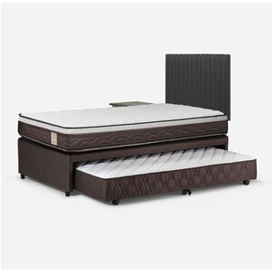 Cama Nido Rosen Ns4 / 1.5 Plazas / Base Normal + Set De Maderas