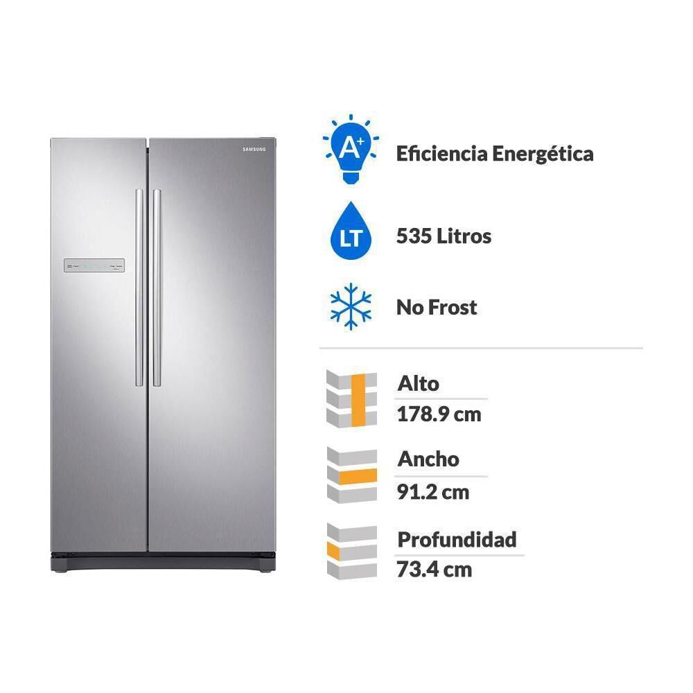 Refrigerador Side By Side Samsung Rs54N3003Sl / No Frost / 535 Litros image number 1.0