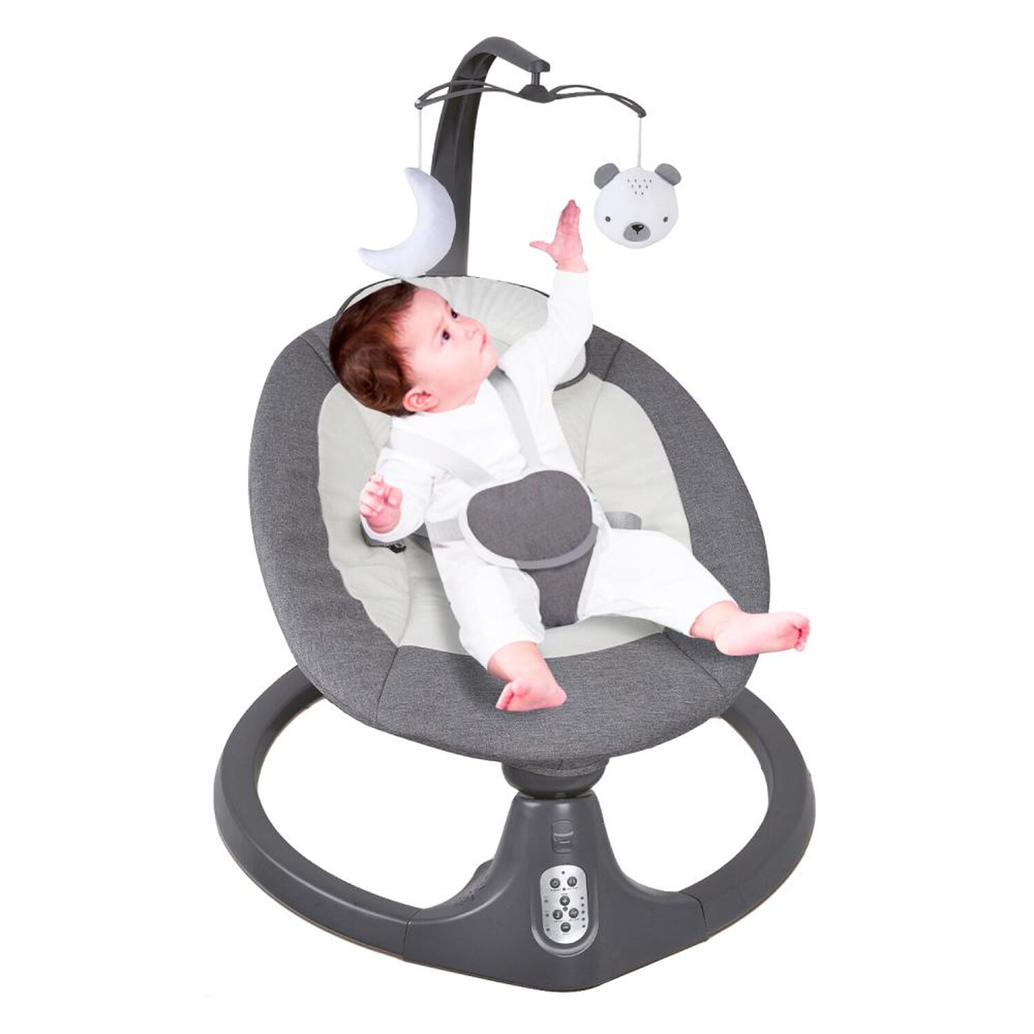 Silla Nido Bebesit Baby Swing Gris image number 3.0