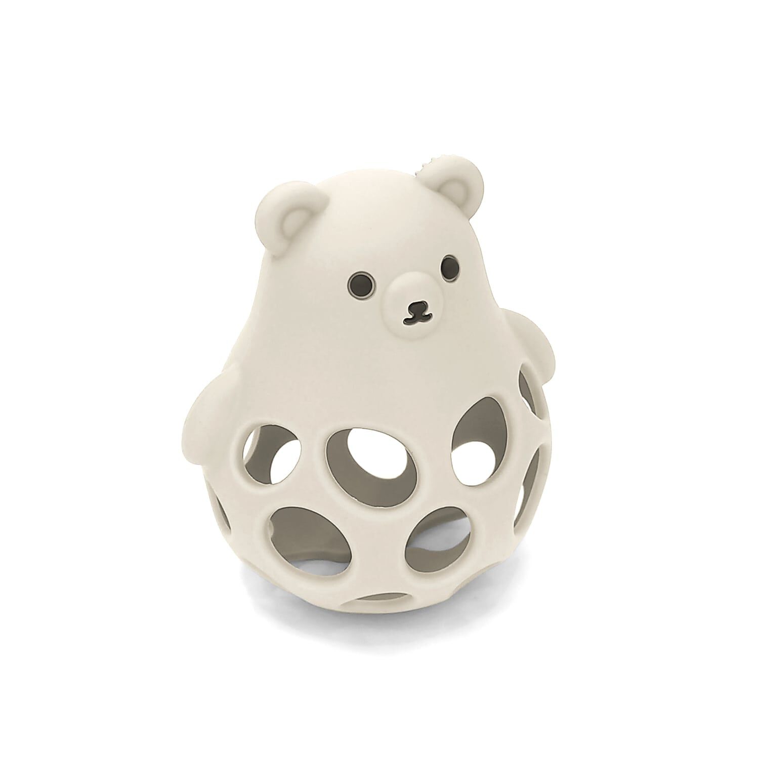 Juguete Mordedor Oso De Silicona Beige image number 0.0