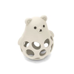Juguete Mordedor Oso De Silicona Beige