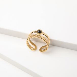 Anillo 19v69 Dorado Mujer Str132