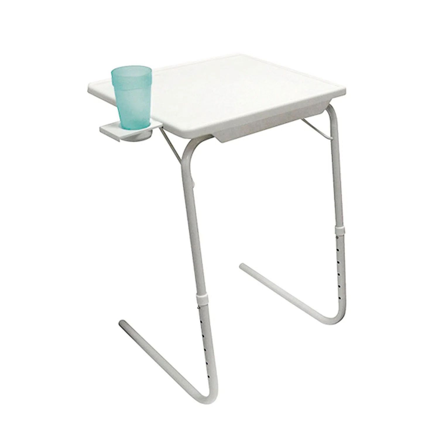 Mesa Plegable Y Ajustable Con Posavasos image number 0.0