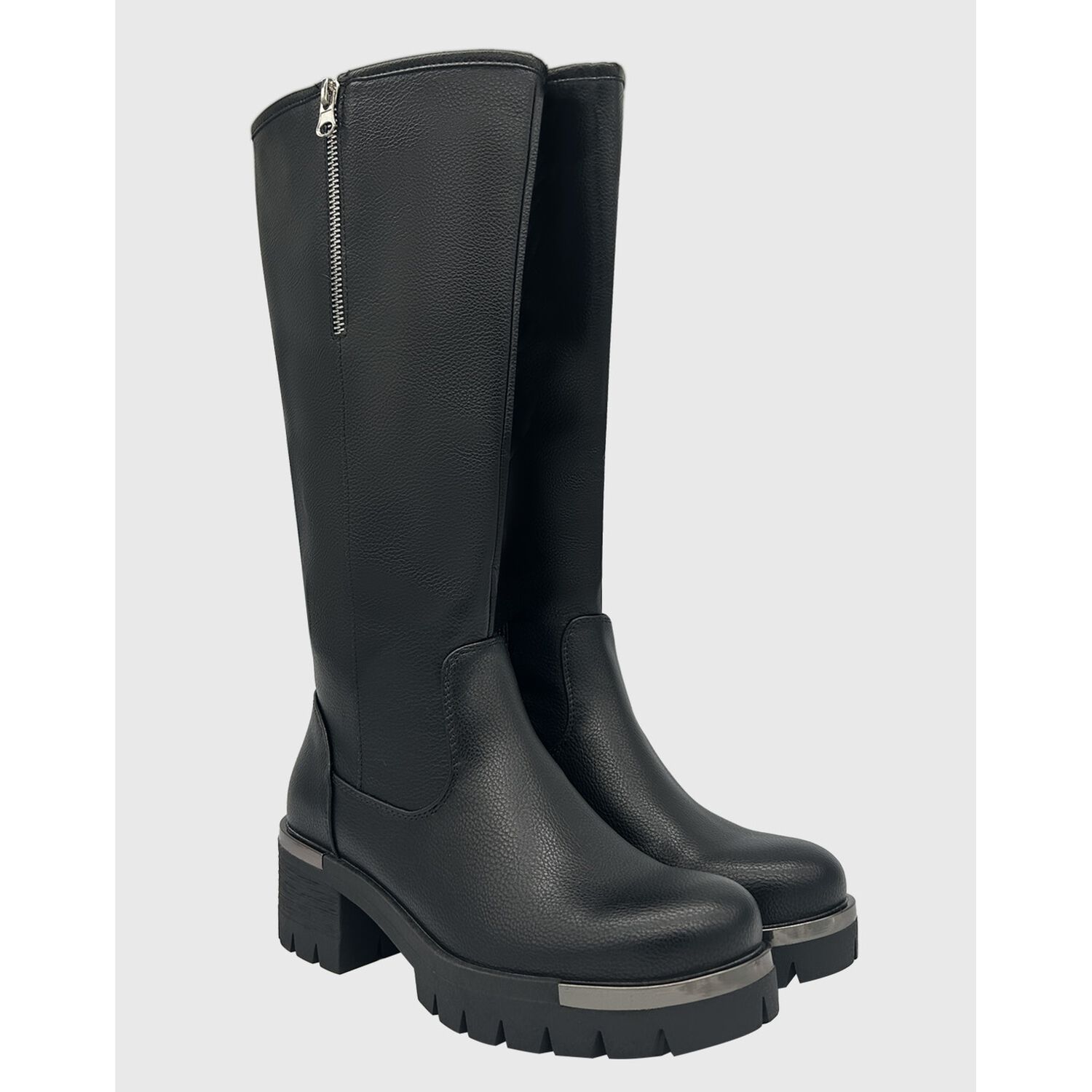 Bota Para Mujer, Negra Bajo La Rodilla Lisa Danicolle image number 1.0