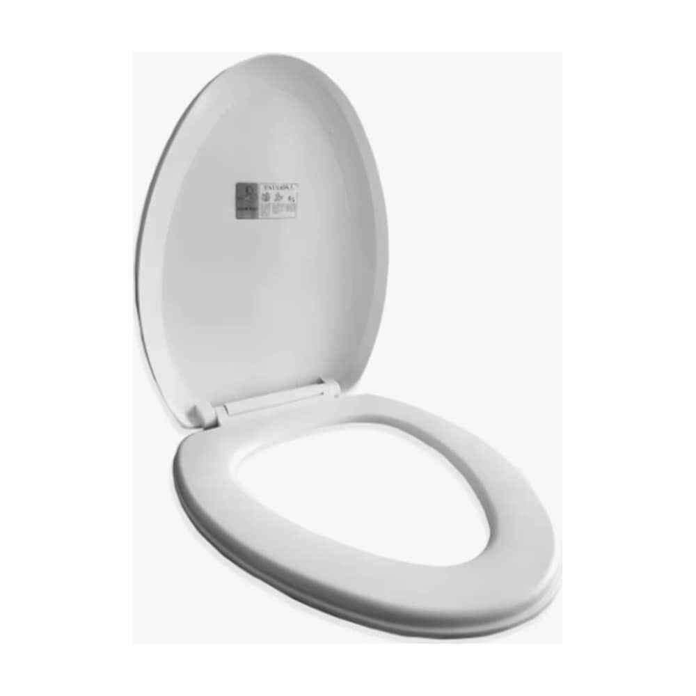 Asiento Y Tapa De Cierre Lento De Wc Blanca Ca&iacute;da Lenta image number 1.0