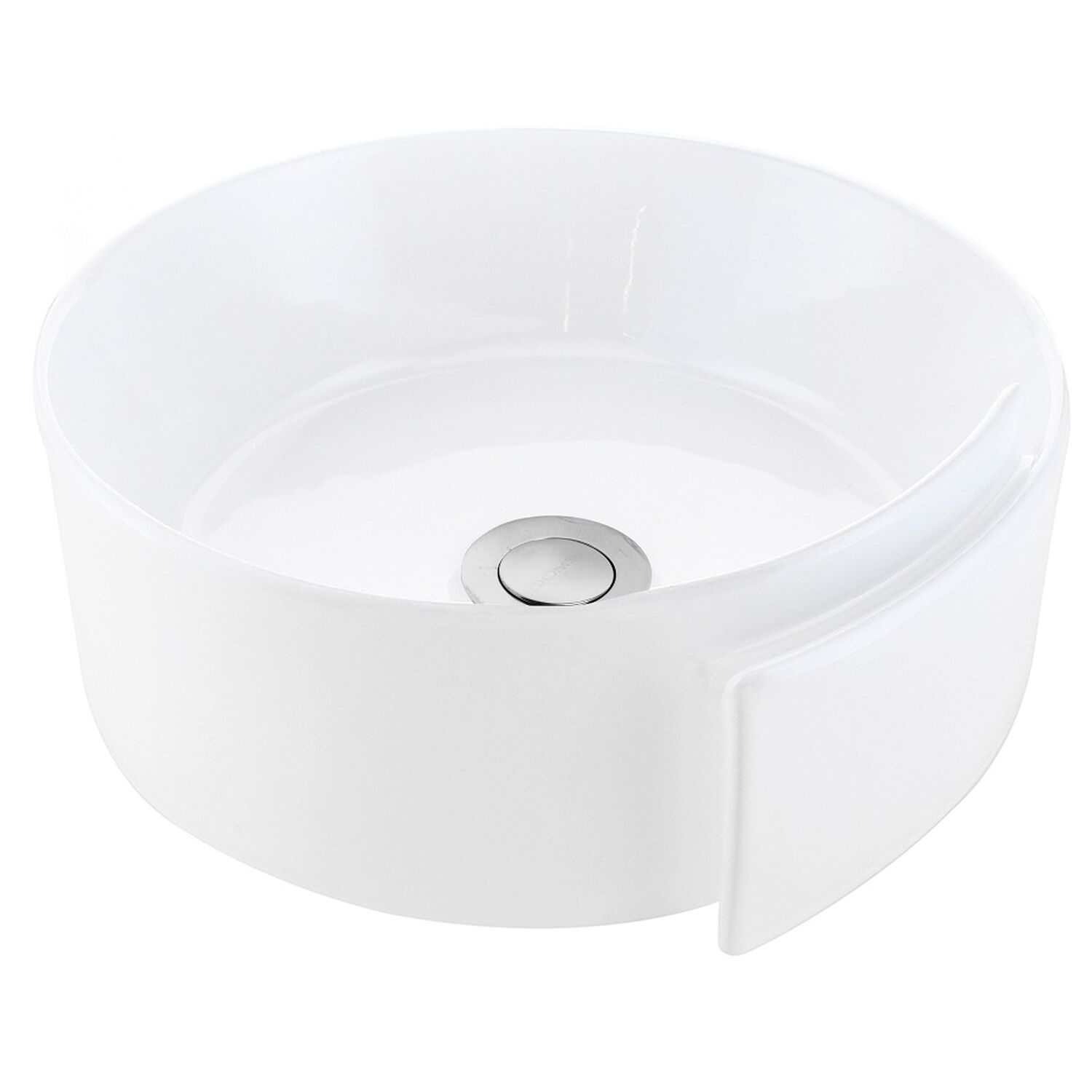 Lavamanos Sobreponer Domsa Slc913 Blanco 37x37x15 Cm image number 1.0